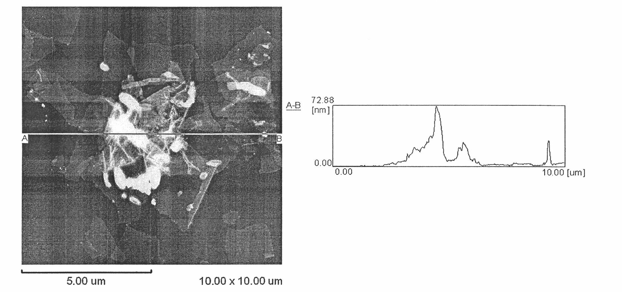 Method for removing heavy metal ions in water by using graphene oxide sheet