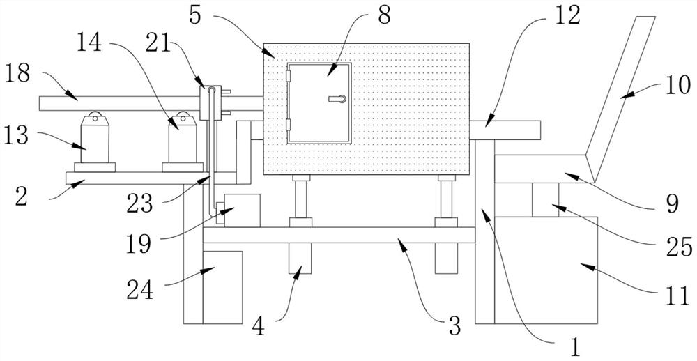 Scrap collecting device for aluminum profile plate cutting machining