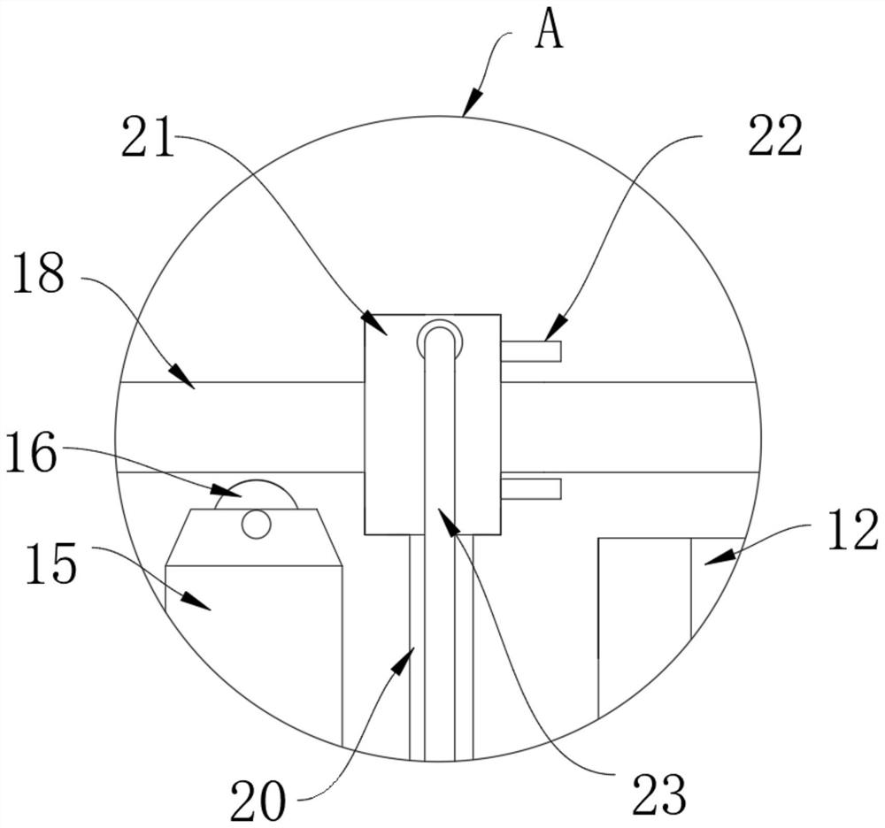 Scrap collecting device for aluminum profile plate cutting machining