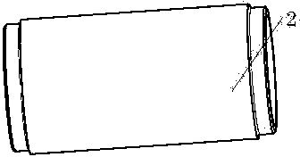 Rubber protection sleeve fixing mechanism of disc brake