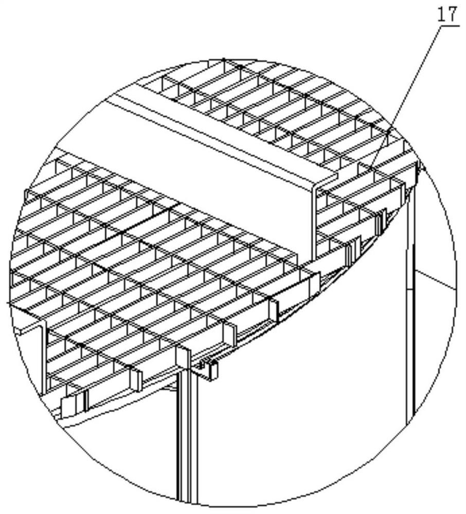 Galvanized steel reverse-flow type cooling tower