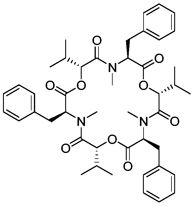 Application of beauverin derived from marine fungi in marine fouling organism control