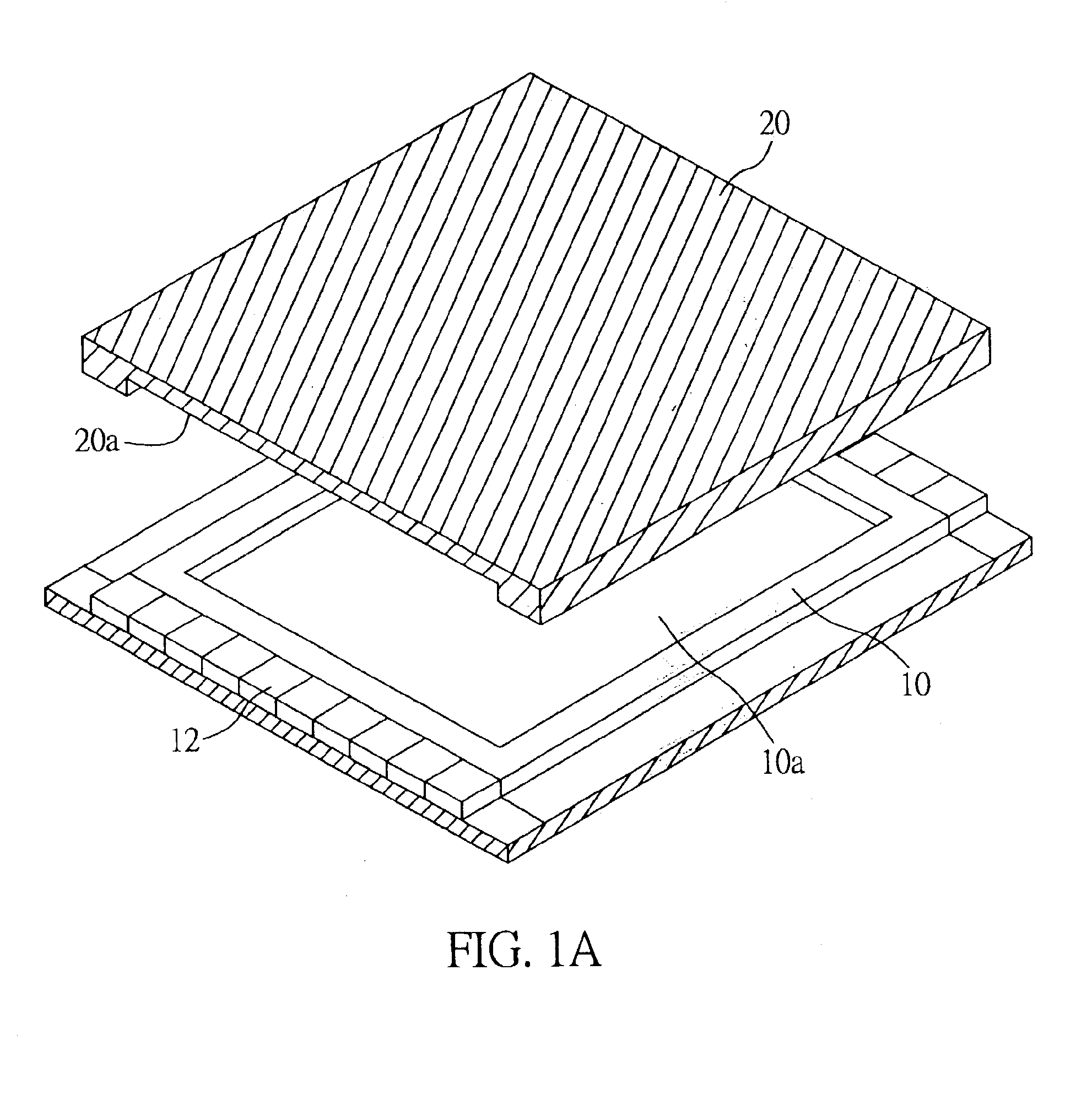 Micro cooling and power supply structure