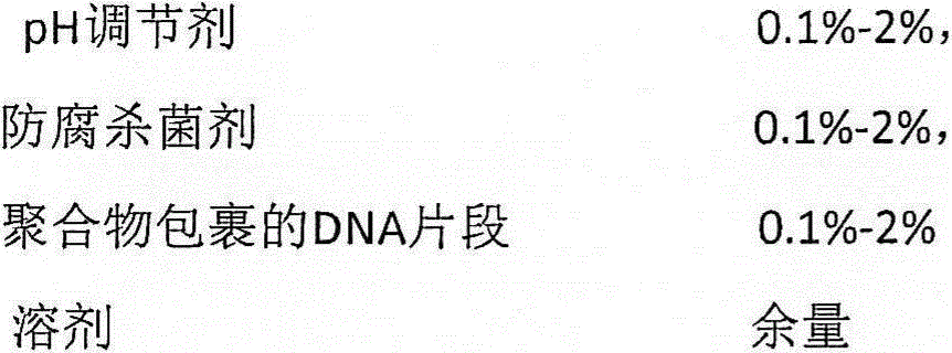 DNA fragment-containing invisible infrared absorbing ink-jet ink and preparation method thereof