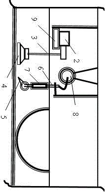 Device for maintaining adhesion coefficient of wheel rail