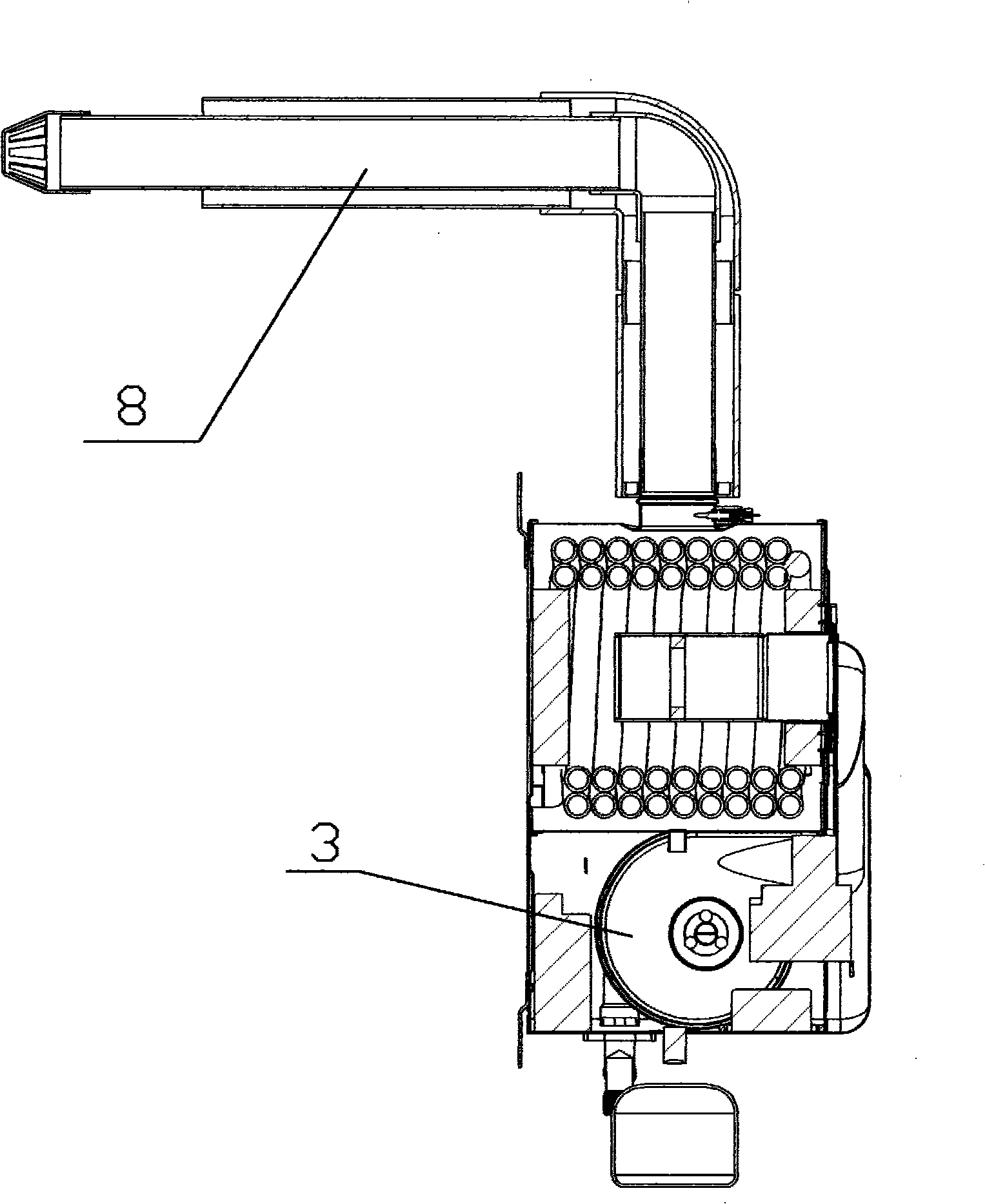 Condensing type gas water heater