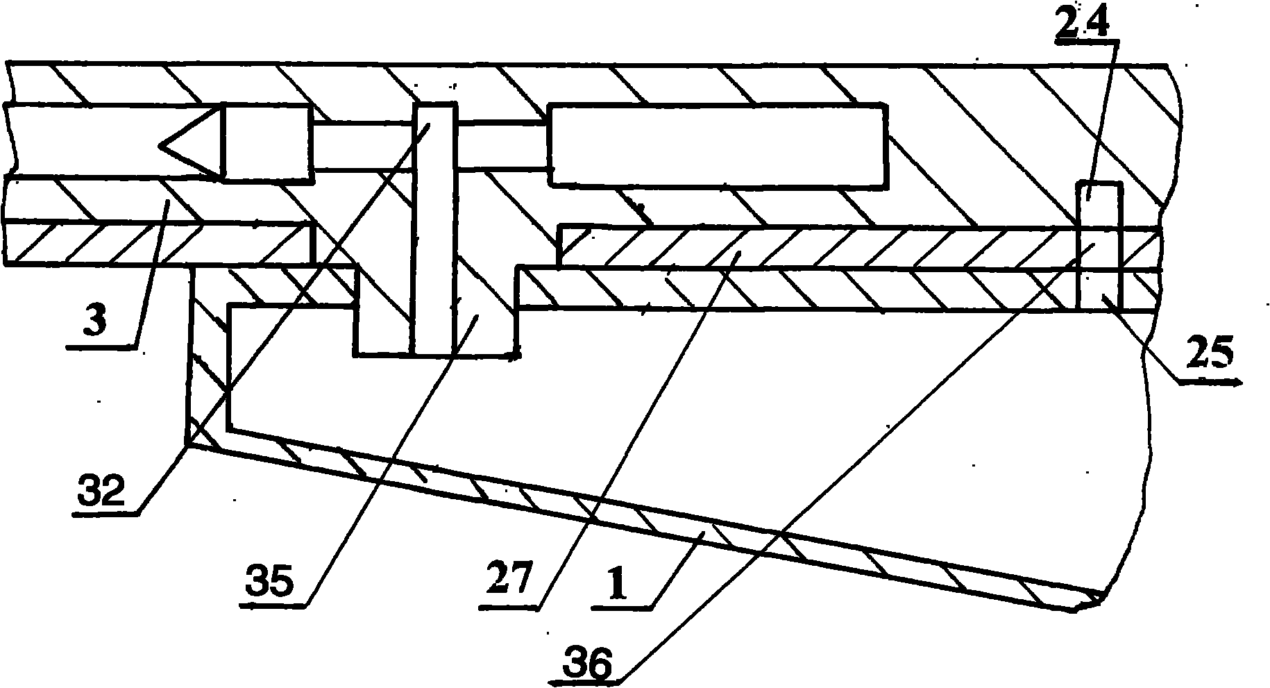 Corner shot capable of rotating and cocking simultaneously