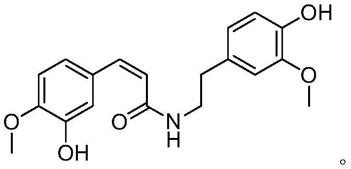 A kind of cis double bond amide compound and its preparation method and application