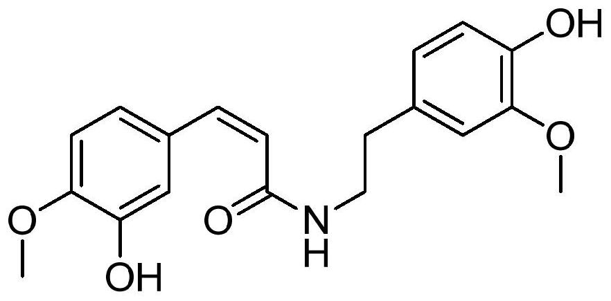 A kind of cis double bond amide compound and its preparation method and application