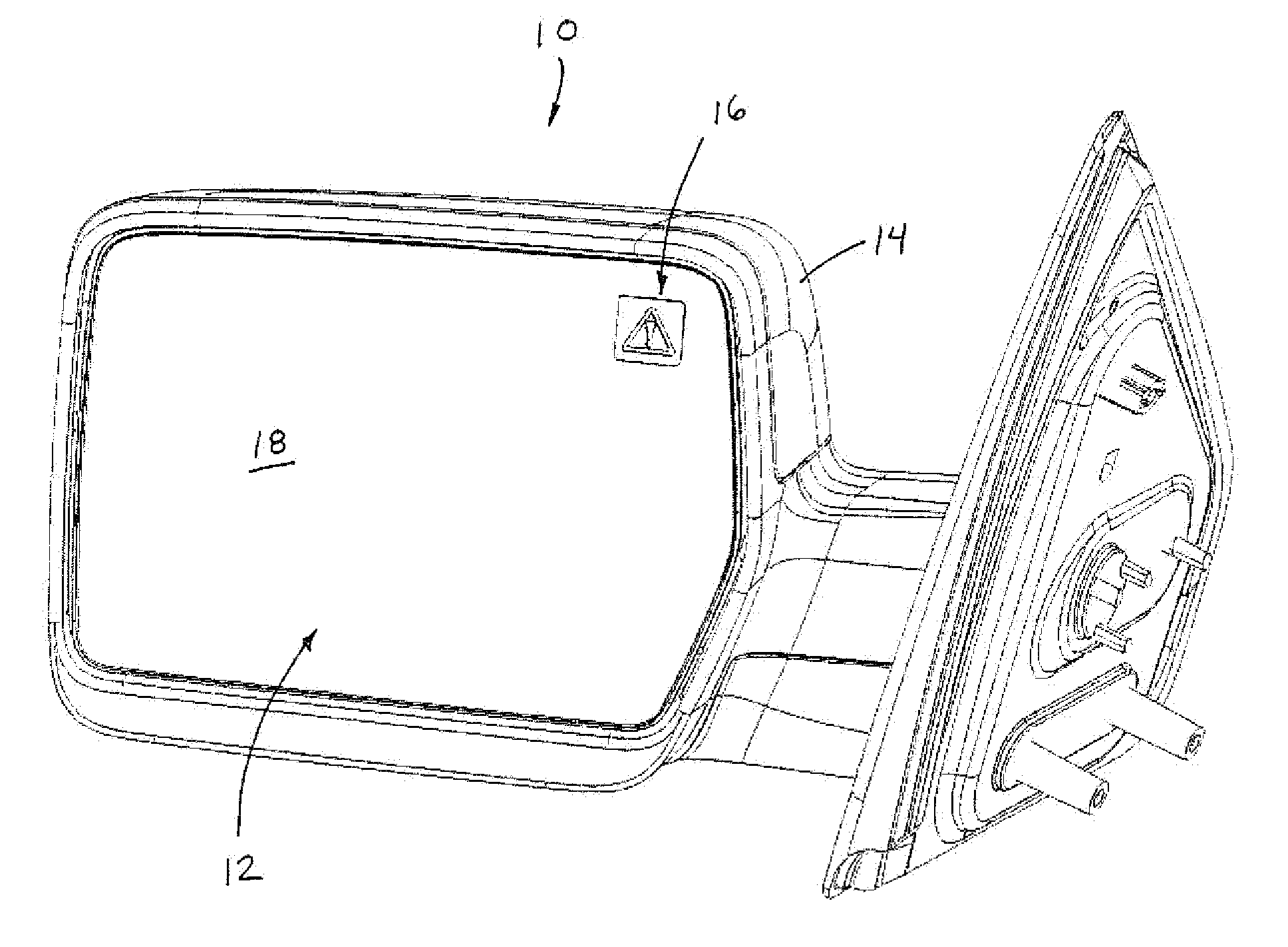 Exterior mirror with indicator