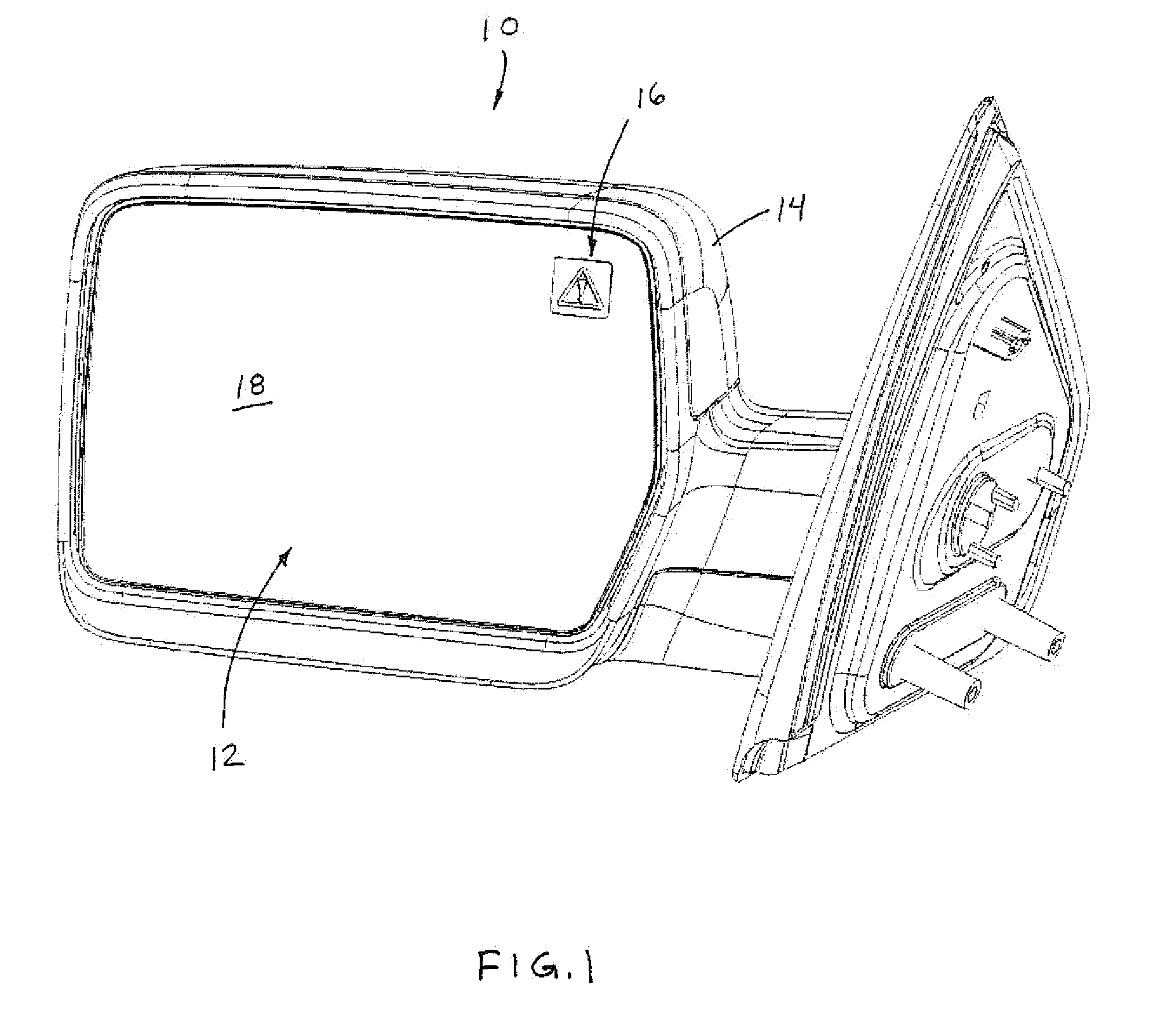 Exterior mirror with indicator