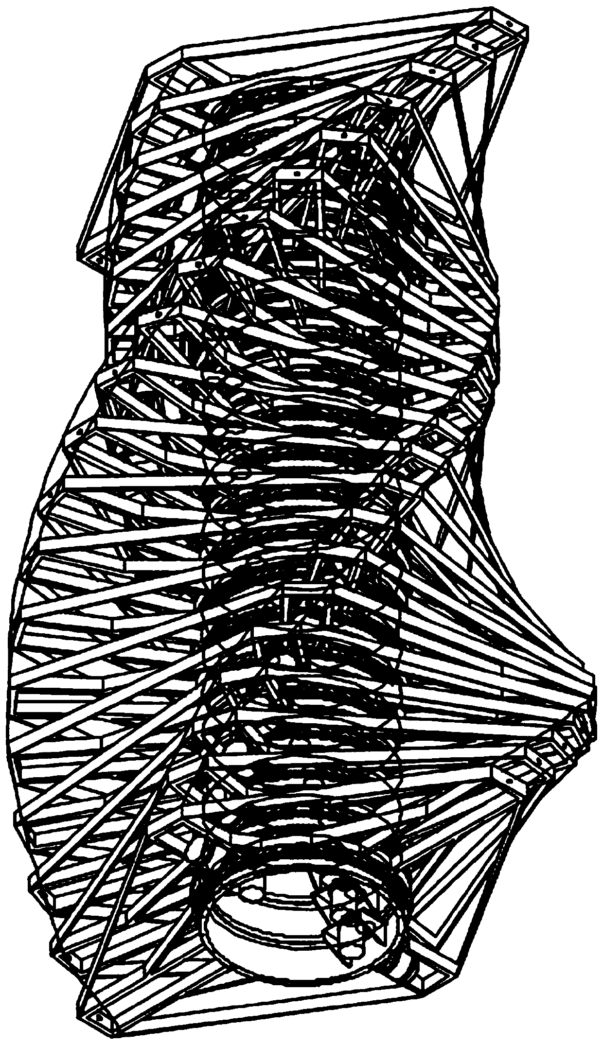 Dynamic spiral landscape device