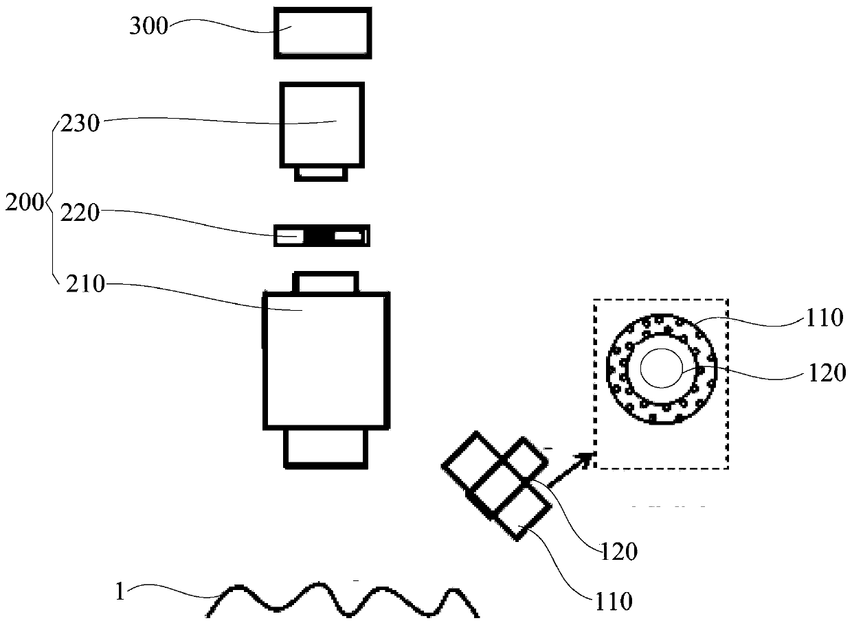 Apparatus for simultaneously acquiring multiple images of biological tissues and method thereof