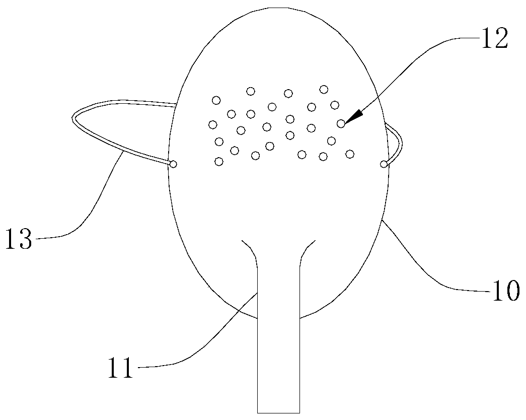 Anti-splash sputum collecting device