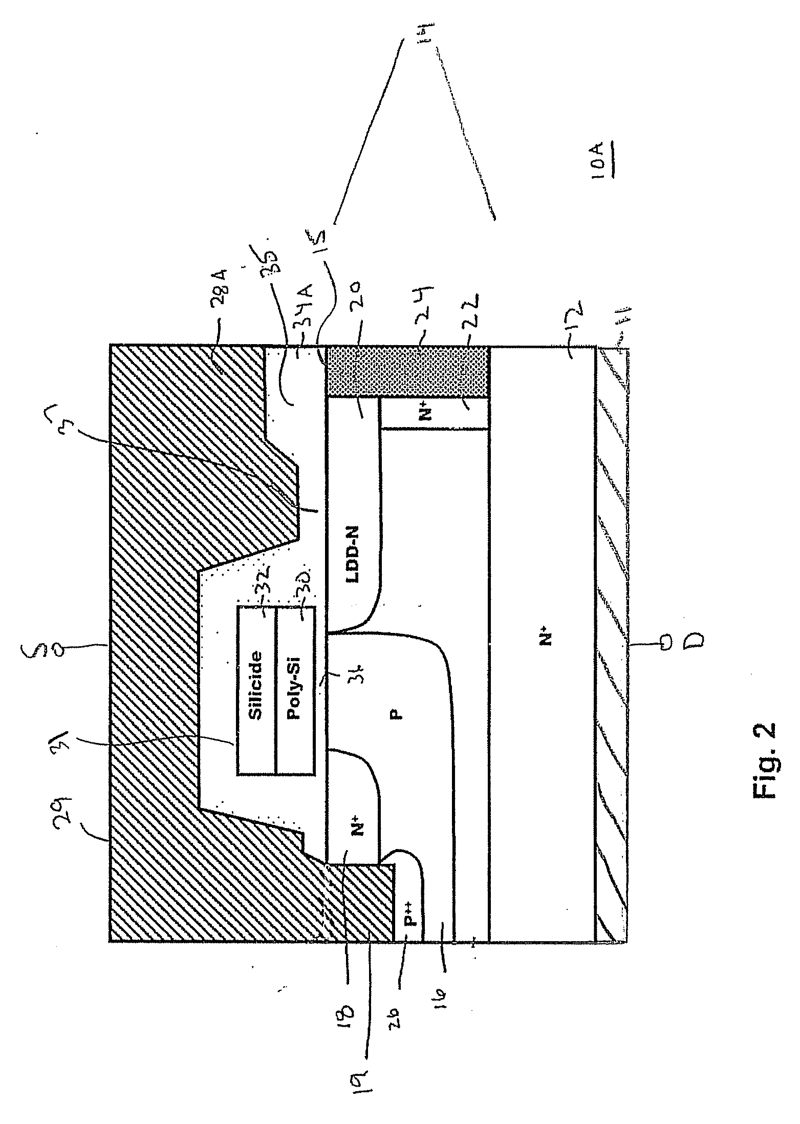 Power ldmos transistor