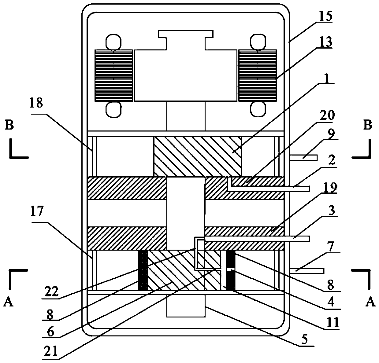 Oscillating rotor type expansion compressor