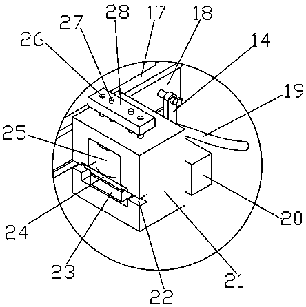 Spring machine for forming of pulling and pressing rod