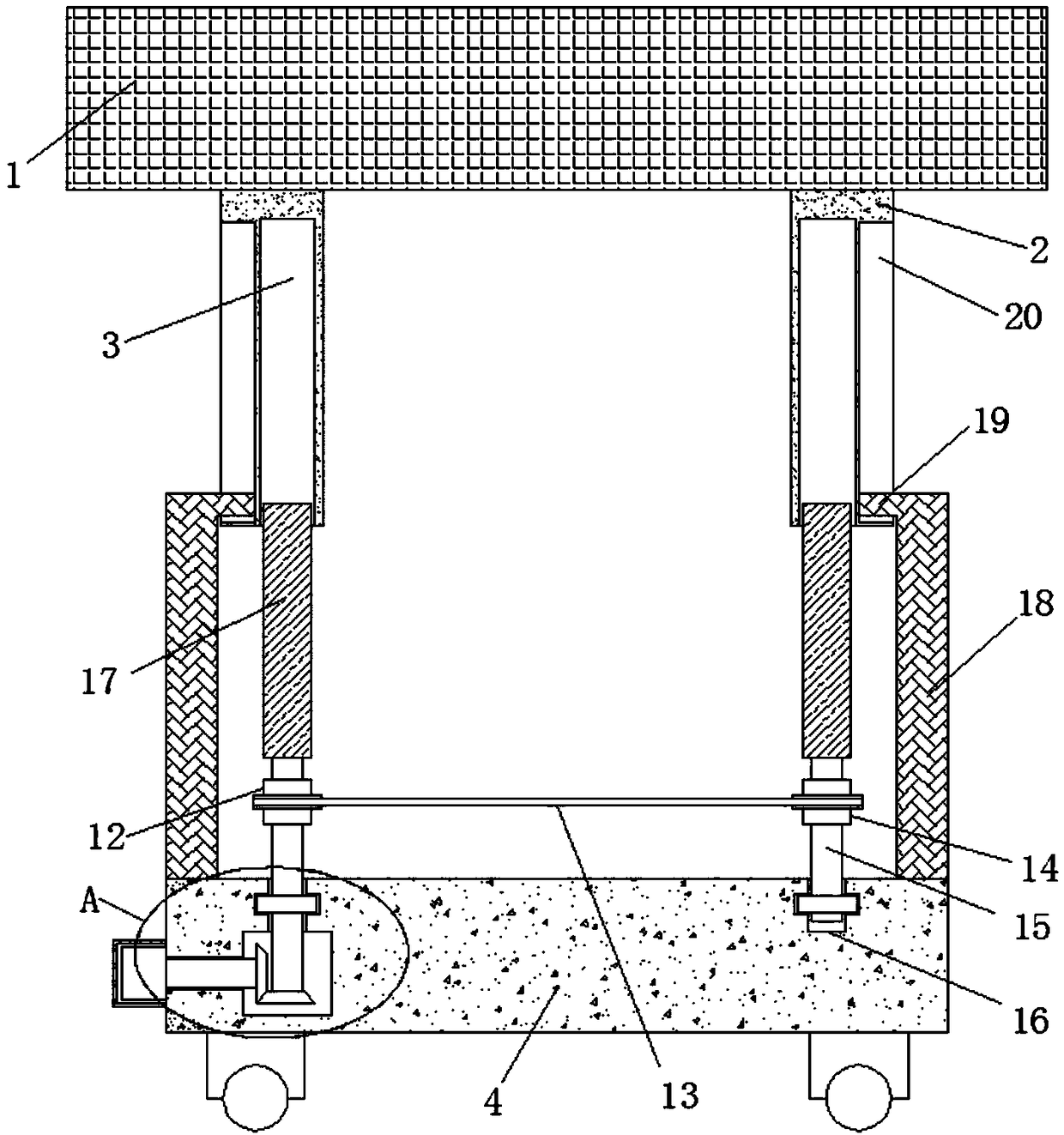 Bending device used for production and machining of hardware accessories