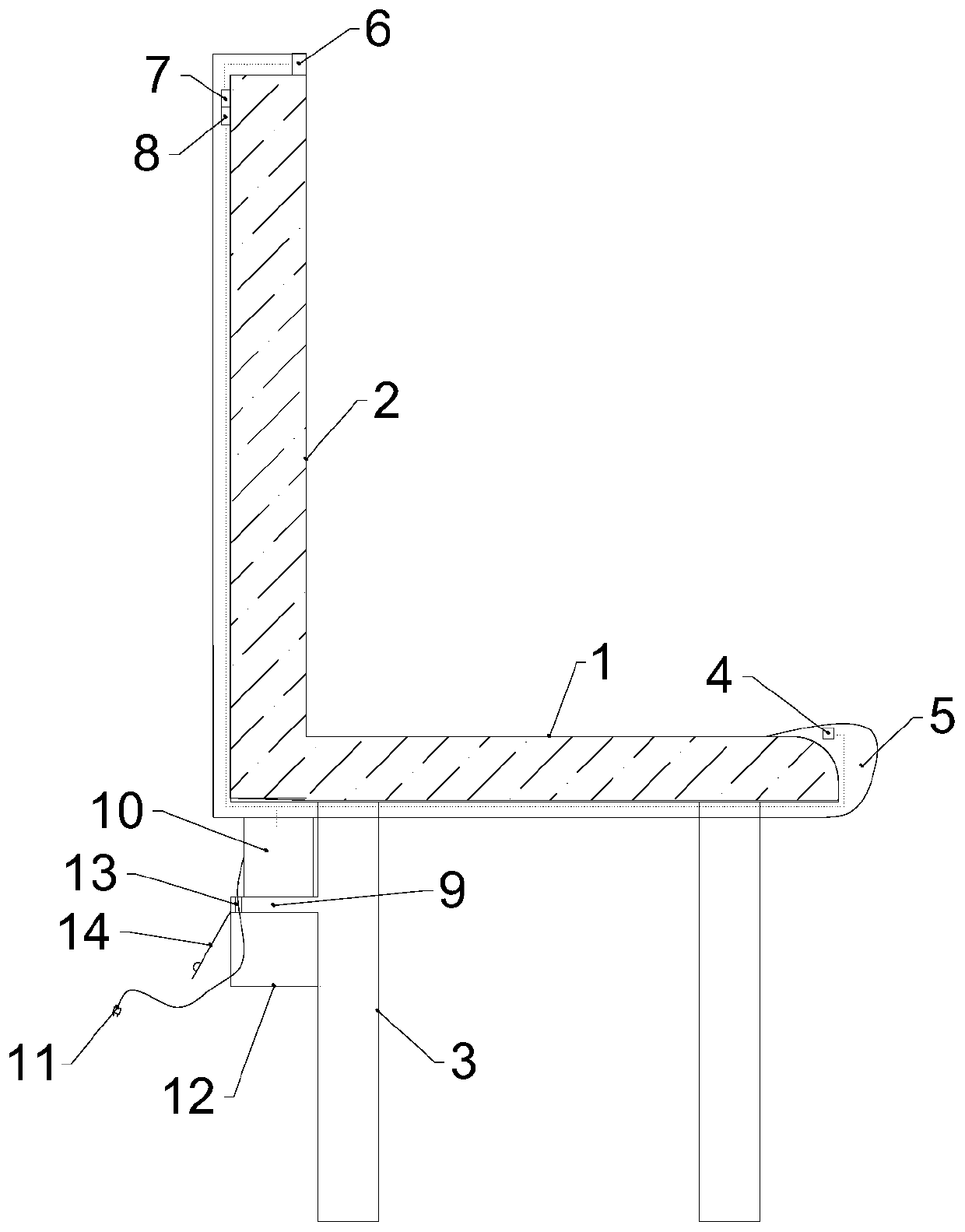 Sitting posture correction device and method