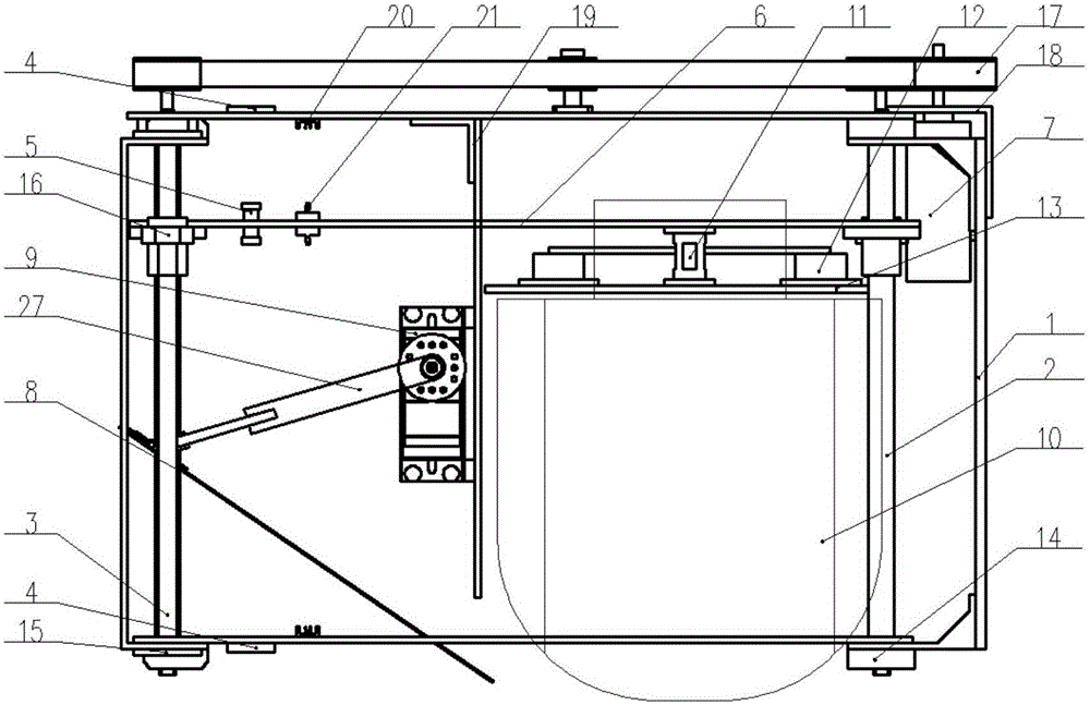 Small unmanned aerial vehicle can open and close the hatch load lifting mechanism