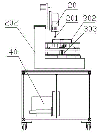 Automatic oil edging machine with accurate positioning