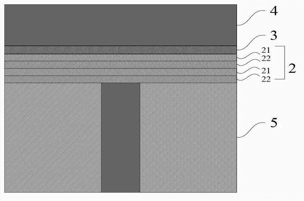 Phase-changing memory unit with similar super lattice structure and preparation method thereof