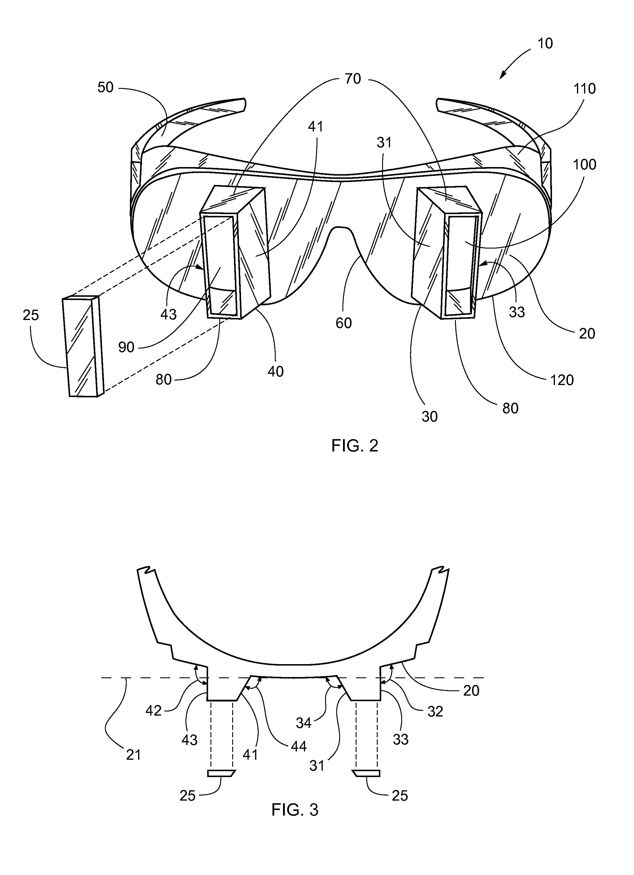 Golf training glasses and method of use thereof