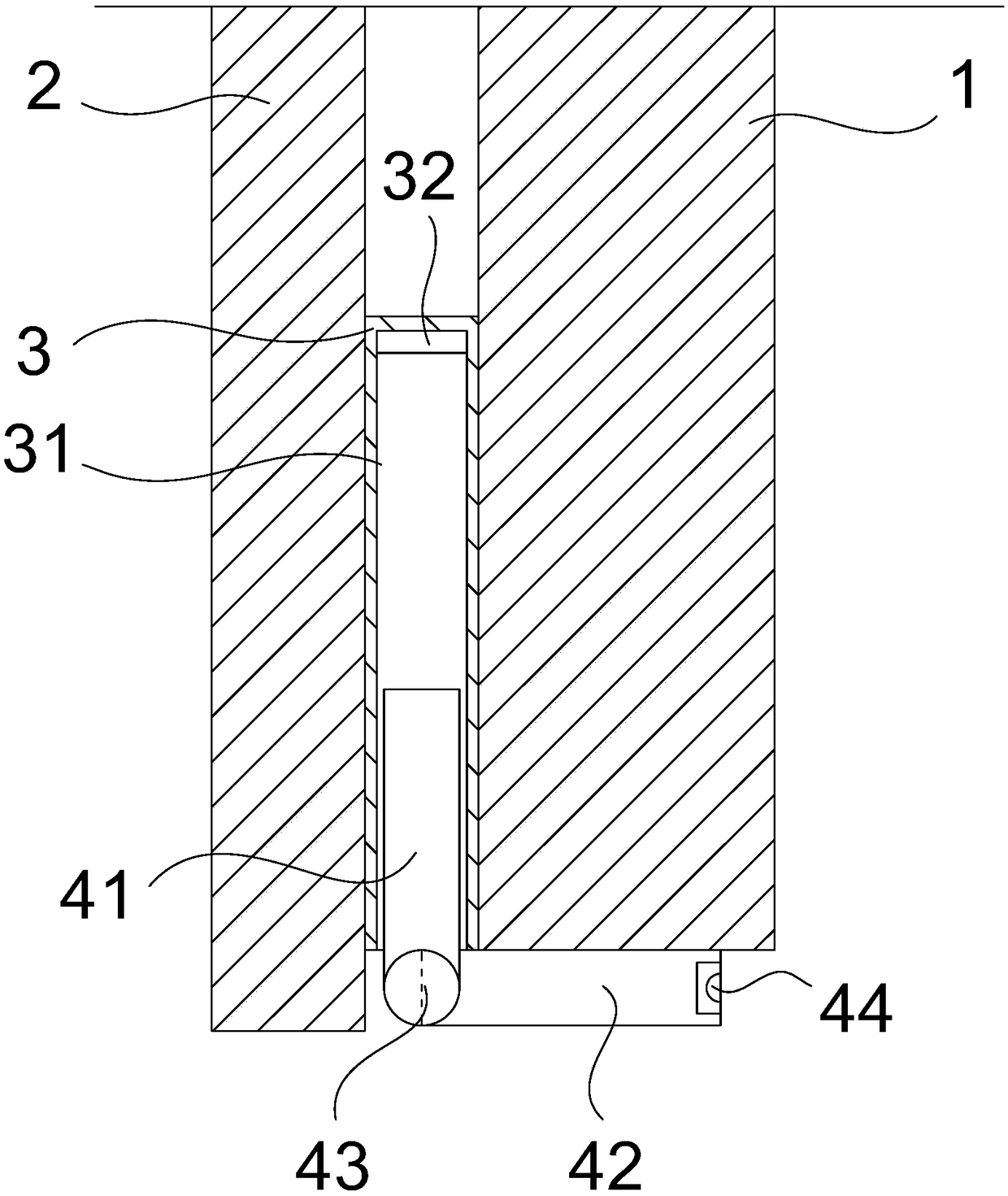 Hoisting support device and modularized accommodation cabin therewith