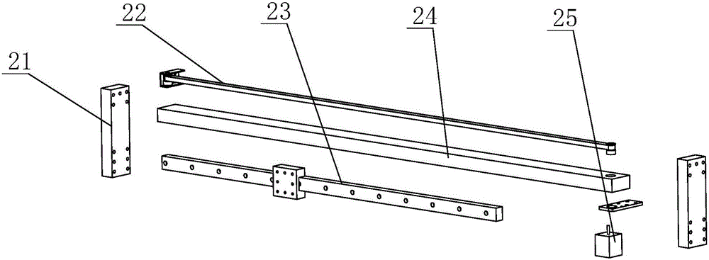 Light gantry structure for large 3D printer