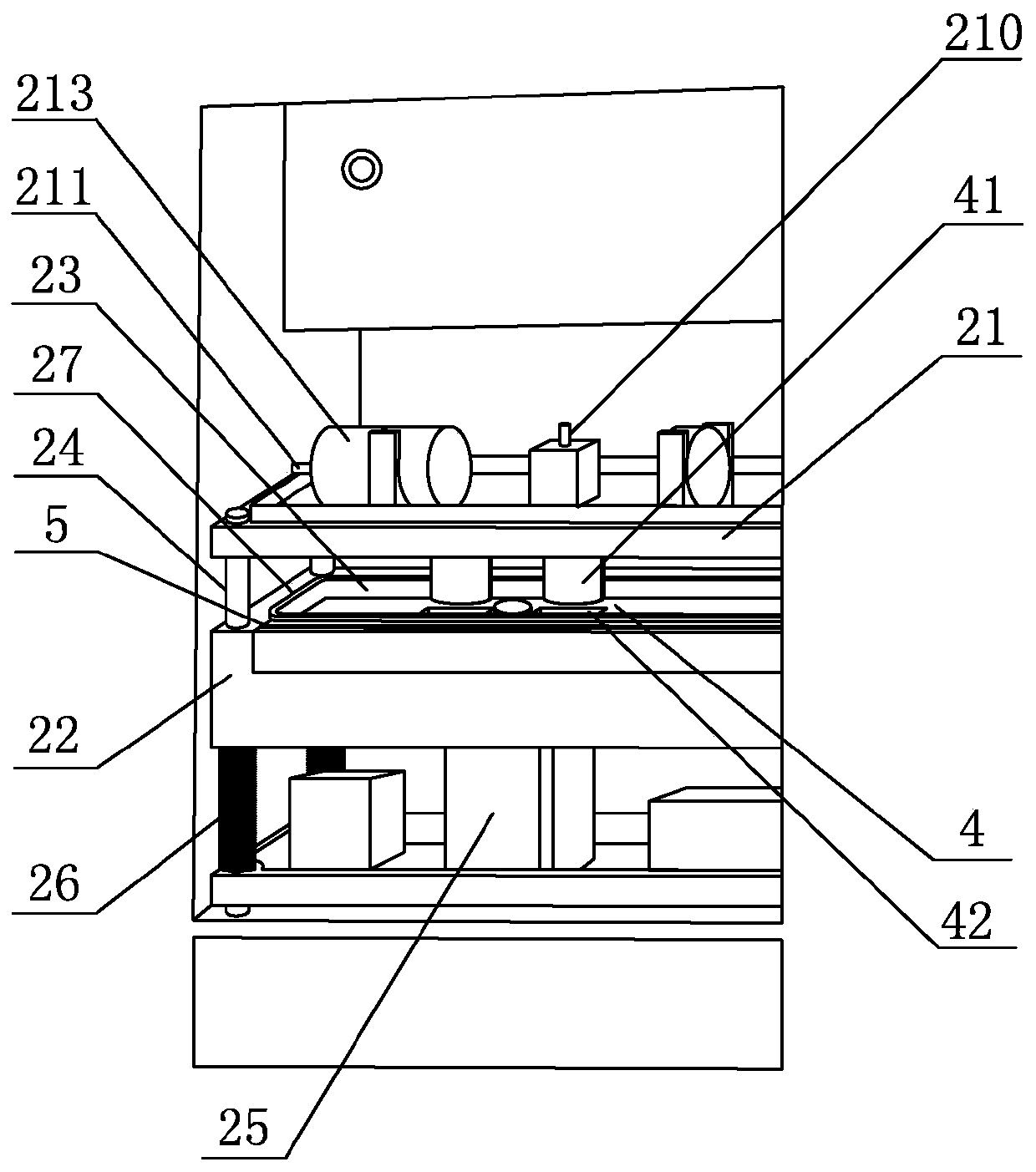 Vacuum packing device for refrigerator