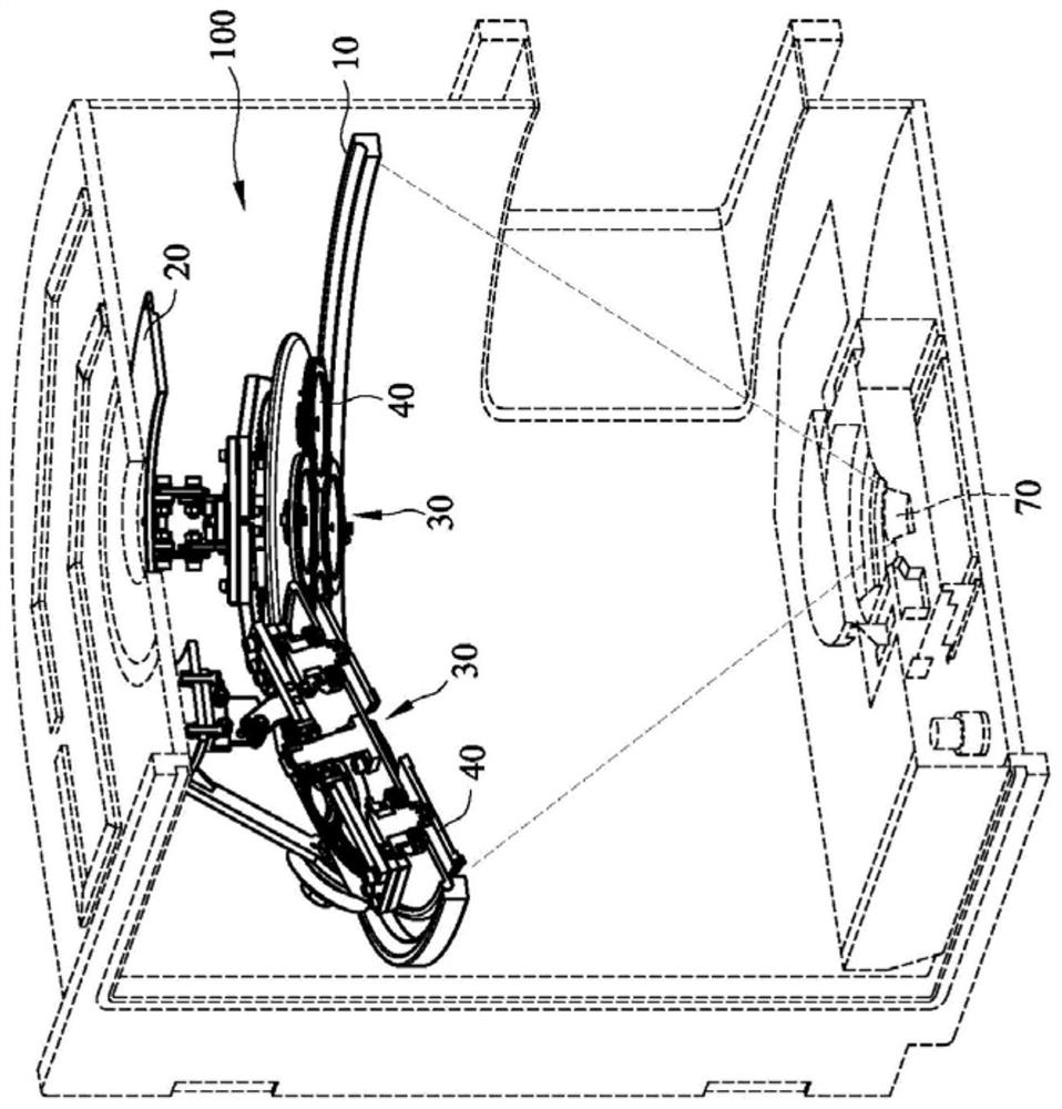 3D vapor deposition male spin coating pot structure