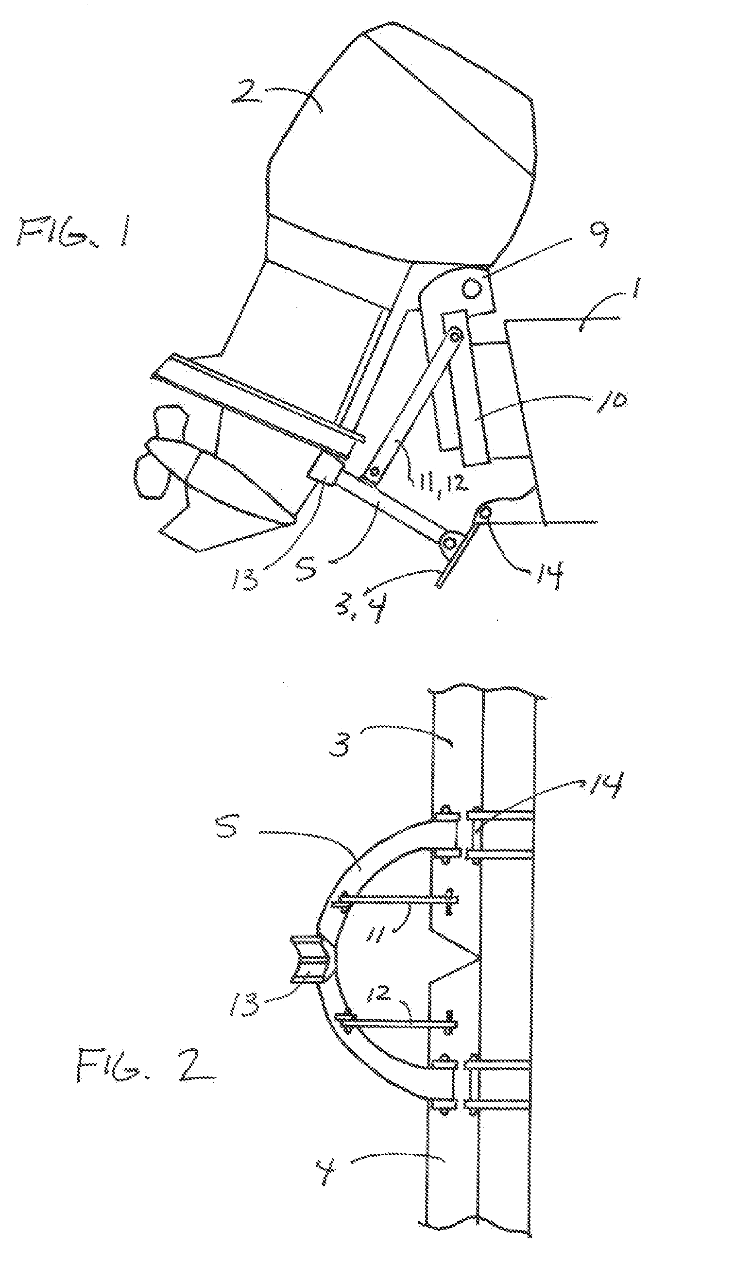 Boat drive-supported wake generating device