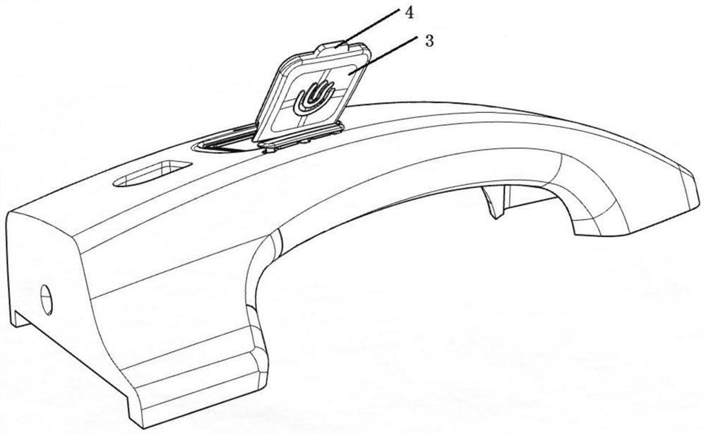 Automobile key device capable of distinguishing andrecognizing different fingerprints to achieve different functions