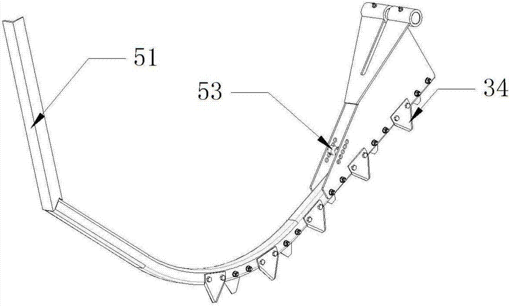 Household garbage flying shear bag breaking and material uniform-distribution equipment