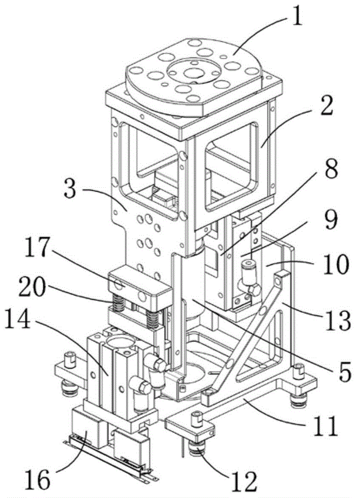 A clamping jaw module with a suction cup