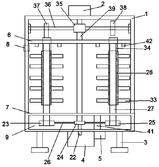 Concentrated feed stirring device