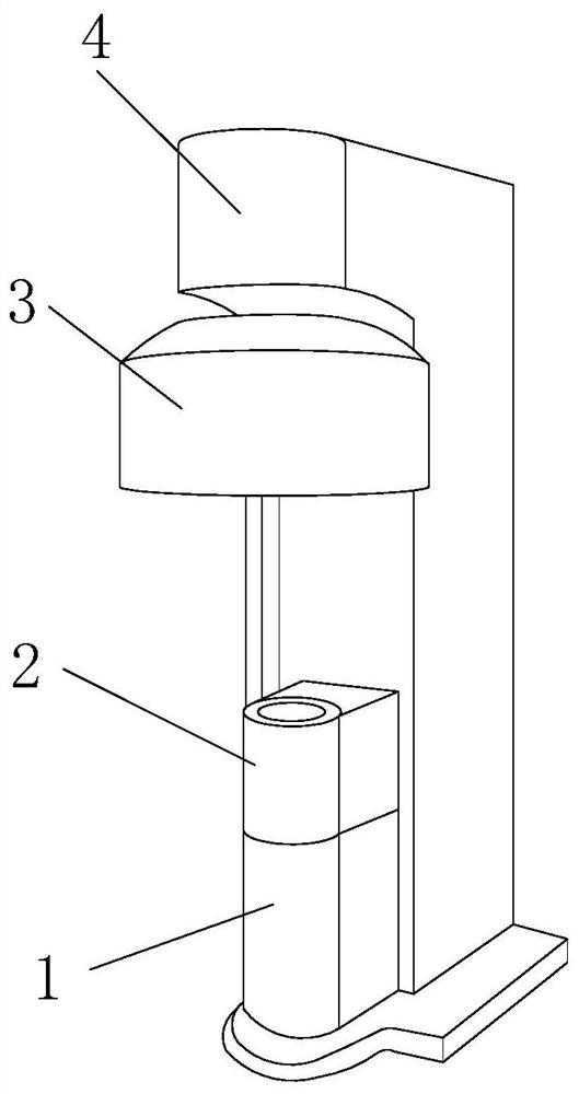 A stabilizing and rotating wiping device for capacitor can sealing equipment