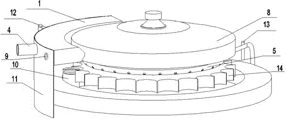 Racking machine with nitrogen charging device