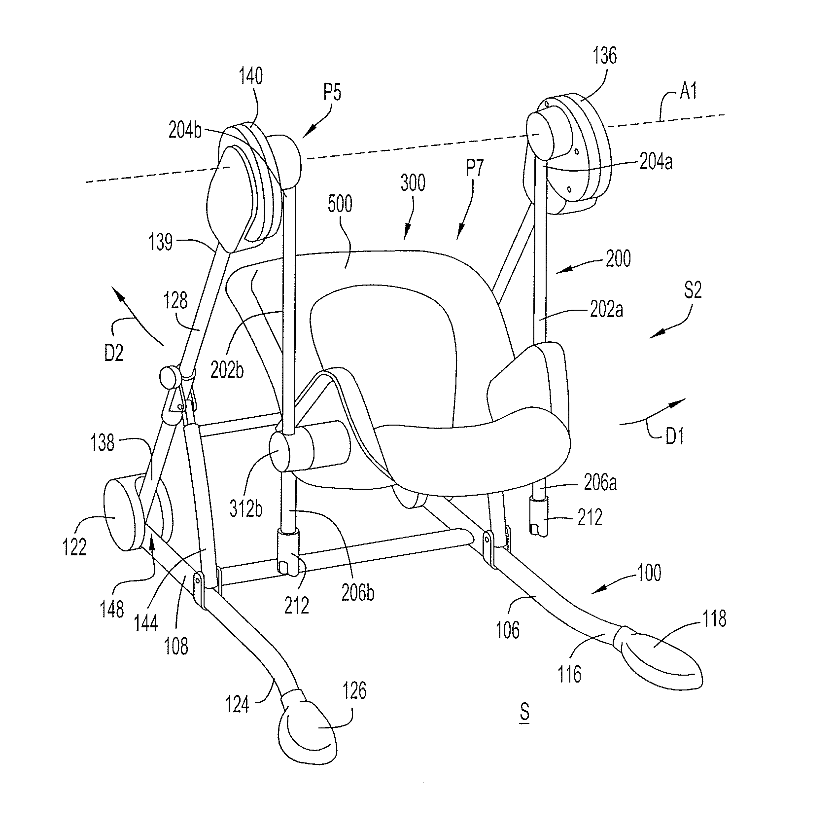 Reconfigurable Infant Support Structure