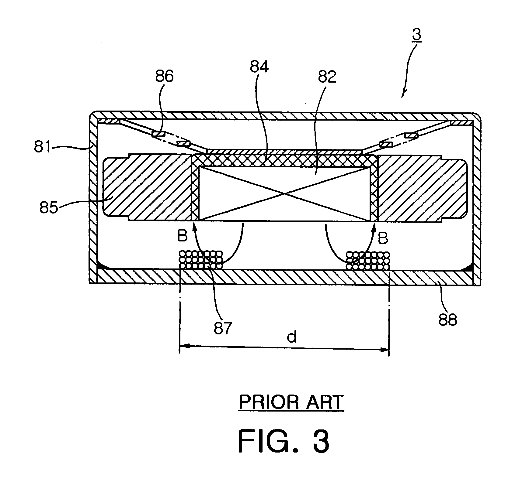 Internal weight type vertical vibrator