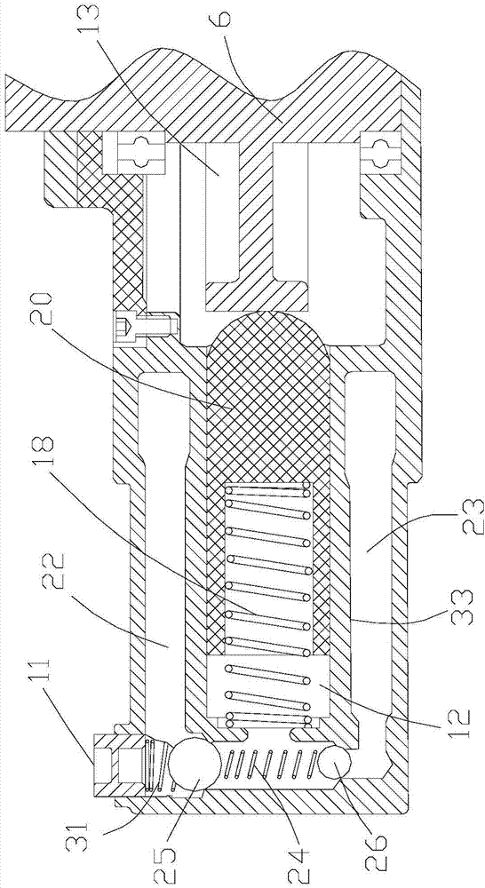 Star-shaped hydraulic pump