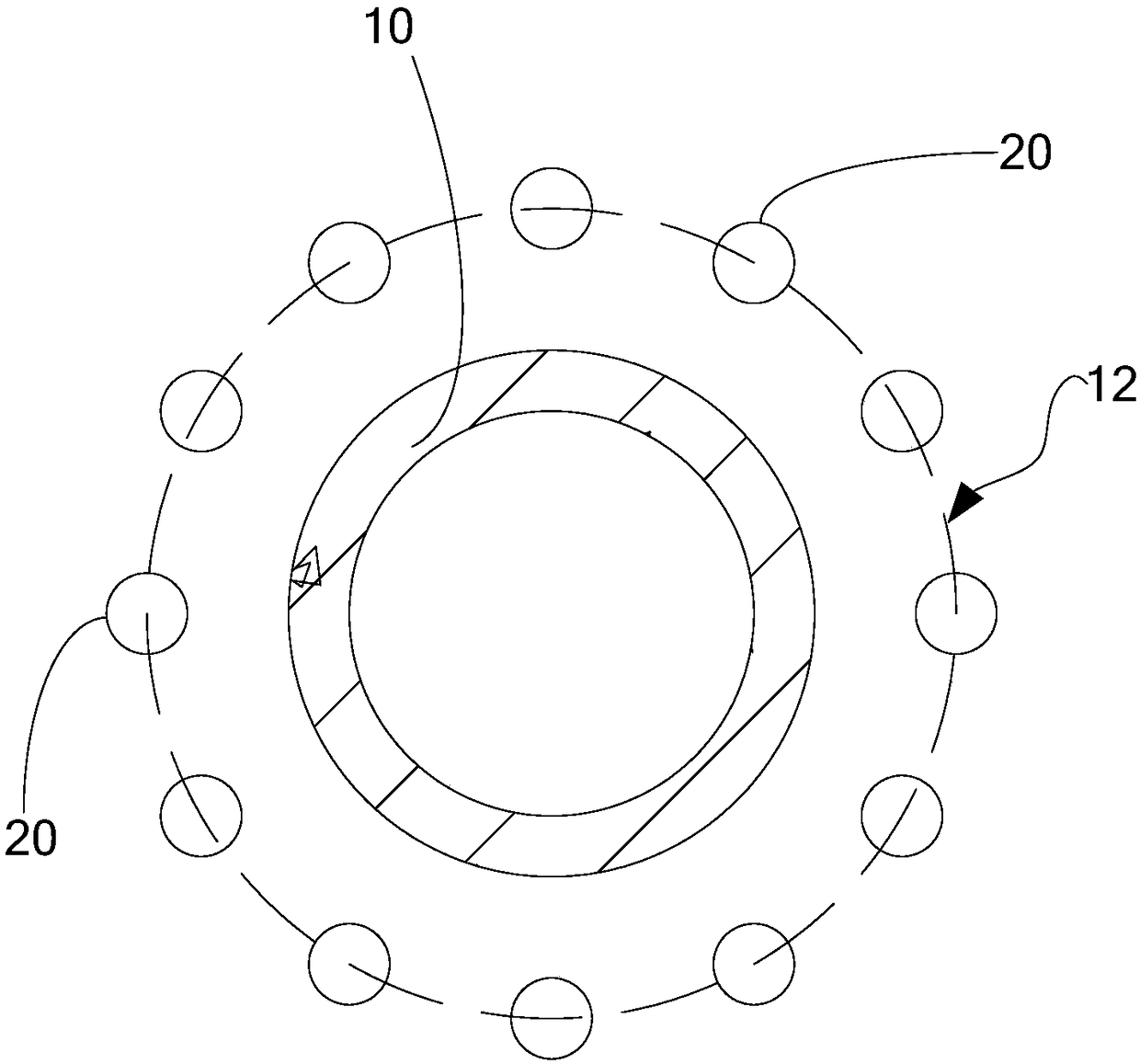 Protection method and protection structure of manual hole digging pile argillaceous siltstone stratum