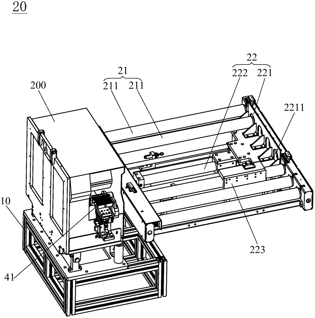 Automatic labeling machine