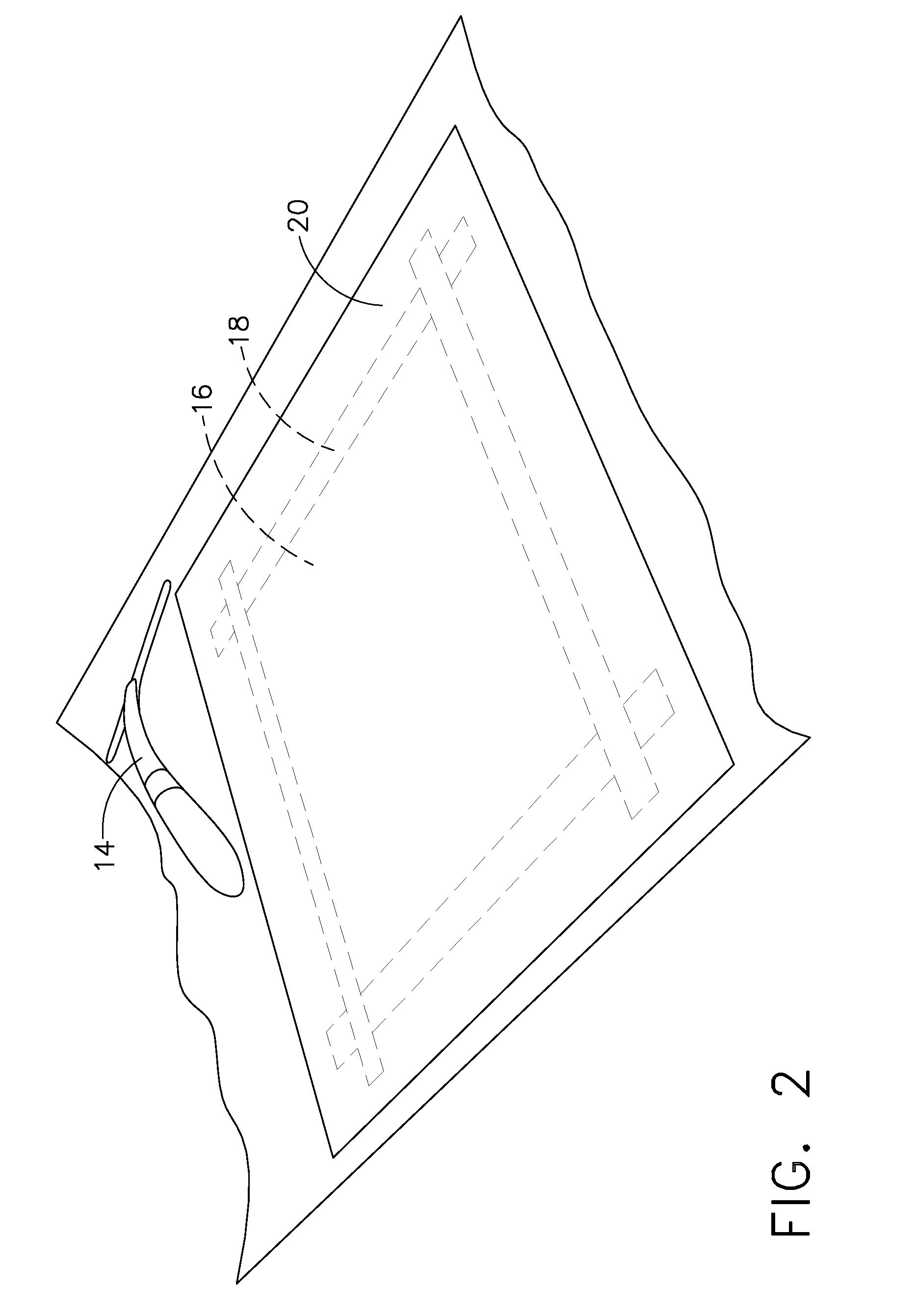 Thickened composition and method for removing adhesive residue