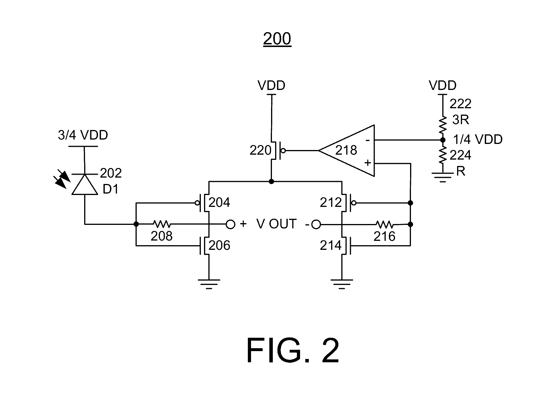 Implementing enhanced bias configuration for CMOS inverter based optical transimpedance amplifier