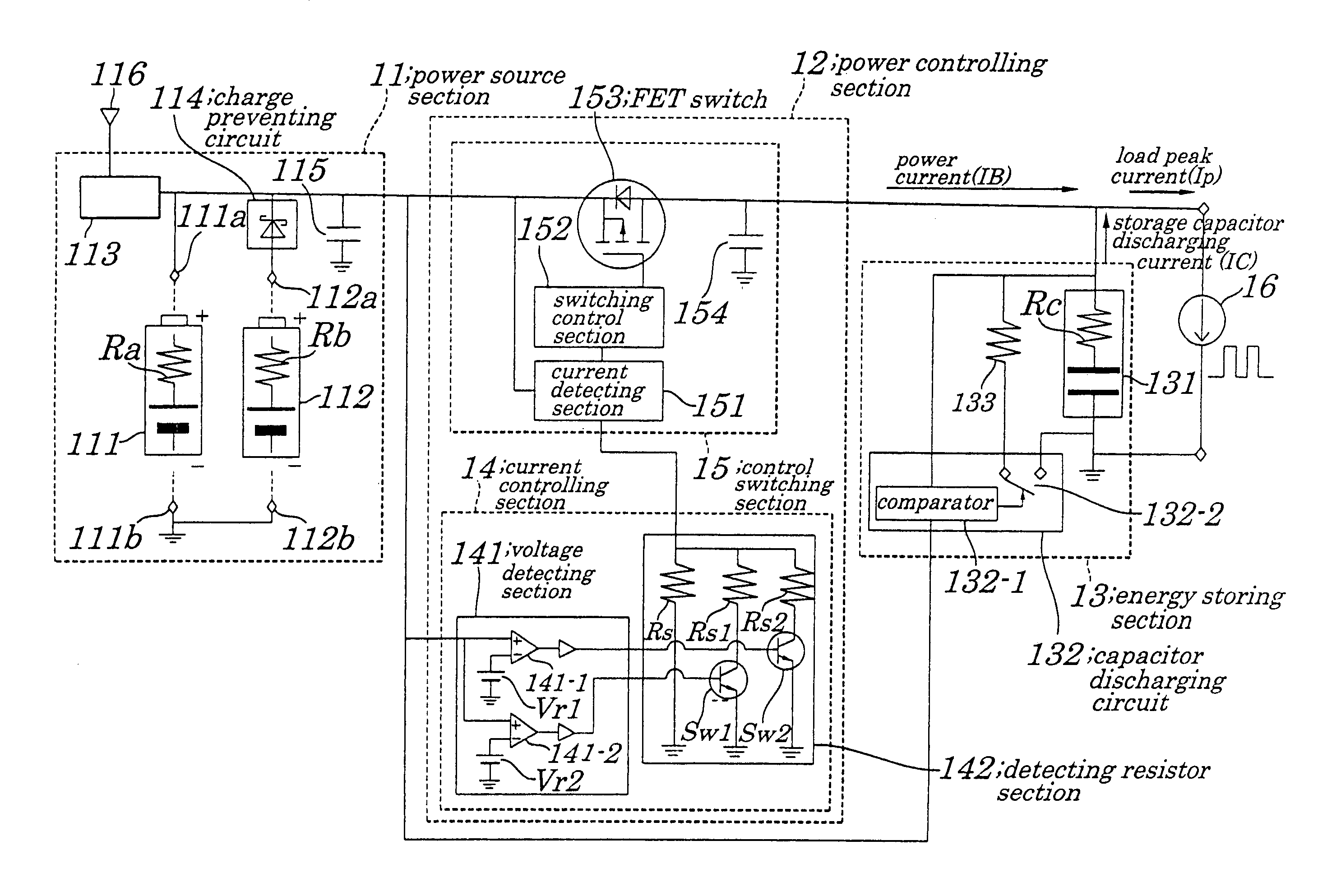 Power circuit and method for controlling same