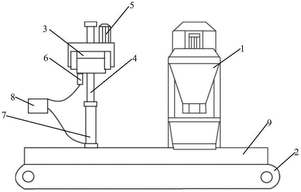 Grain packaging machine with automatically-adjusted seam height