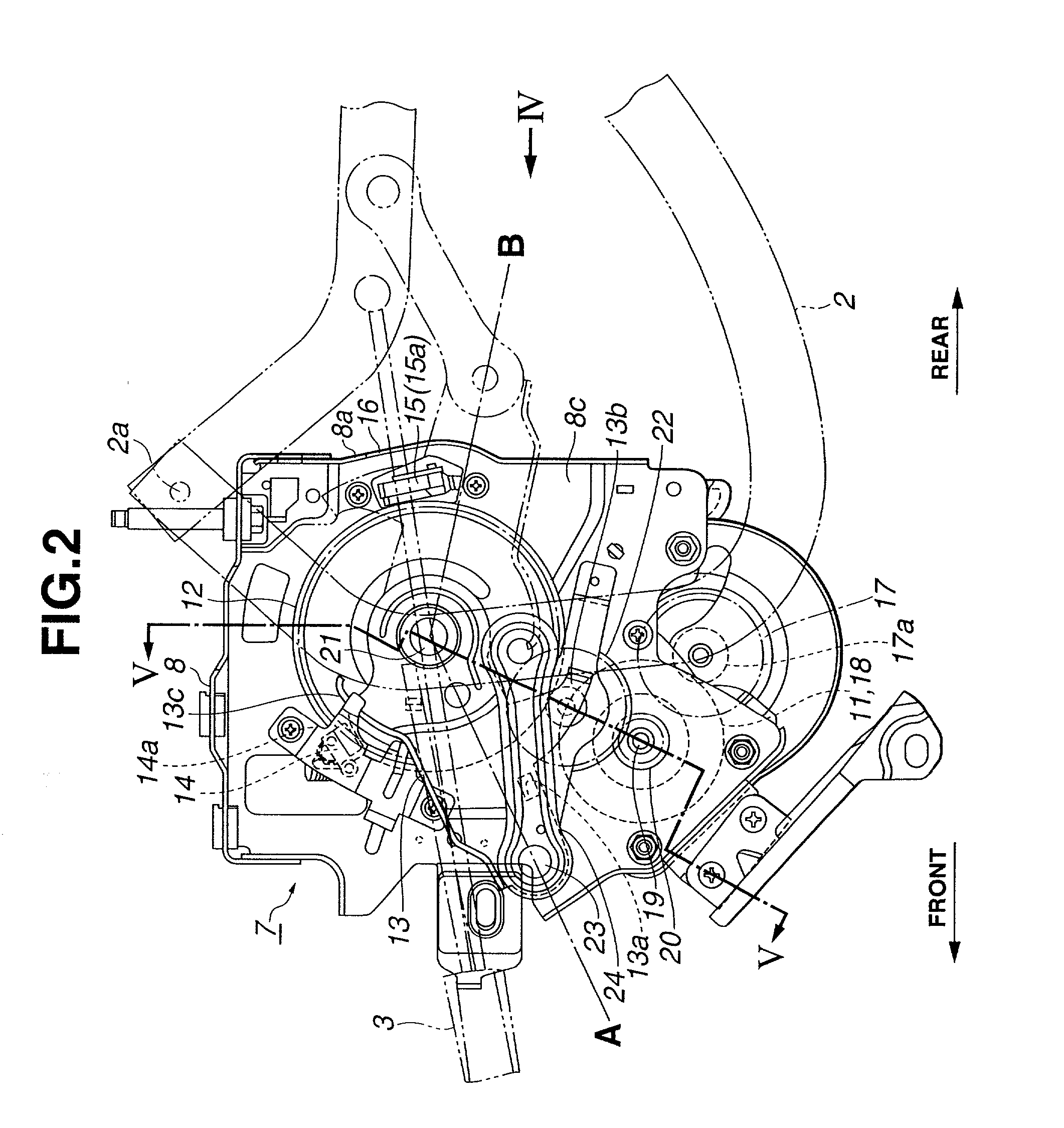 Power unit for automotive trunk lid