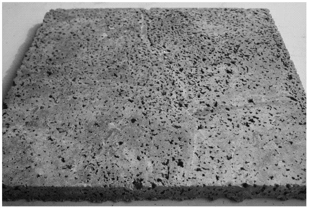 Preparing method for high-strength light multihole construction waste composite