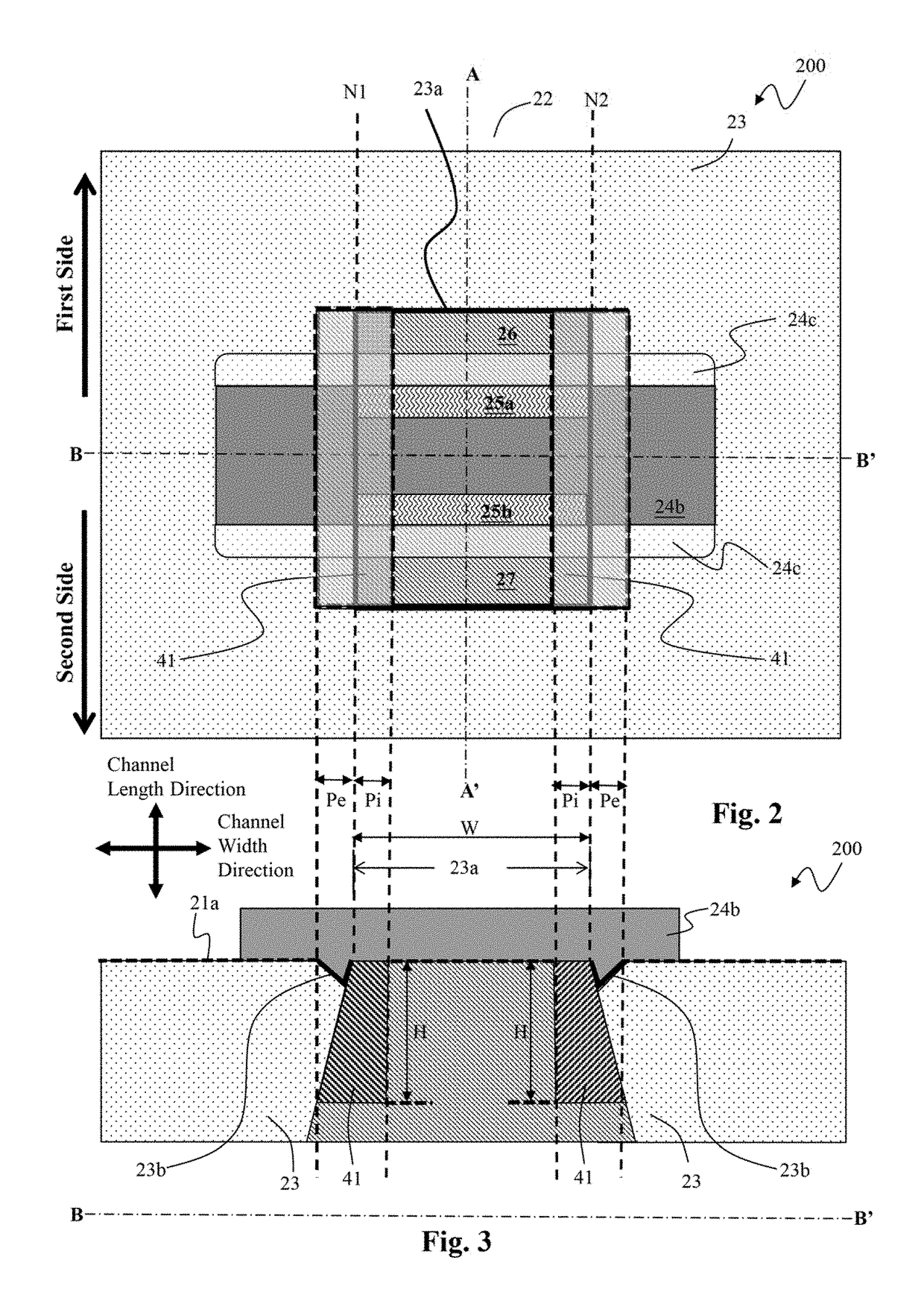 Metal oxide semiconductor device having mitigated threshold voltage roll-off and threshold voltage roll-off mitigation method thereof